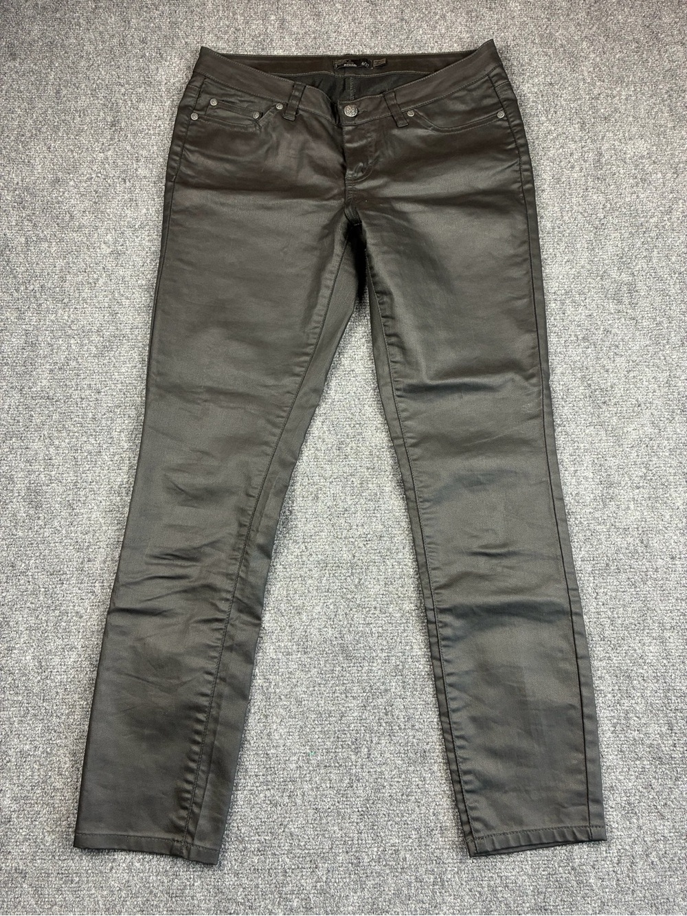 Prana Women’s Black Coated Skinny Jeans